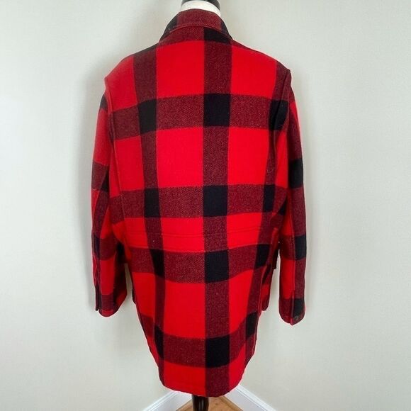 Woolrich Vintage Buffalo Plaid Hunting Coat Jacket - Picture 3 of 5